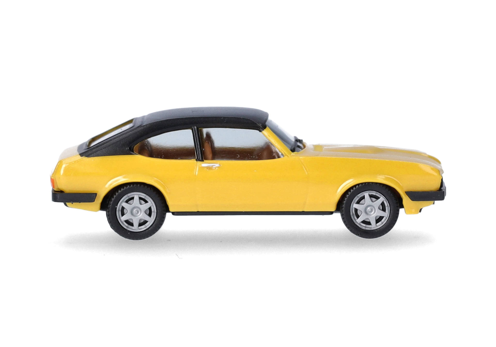 Herpa 420570-002 Ford Capri II with Vinyl Roof, Daytona Yellow 1:87