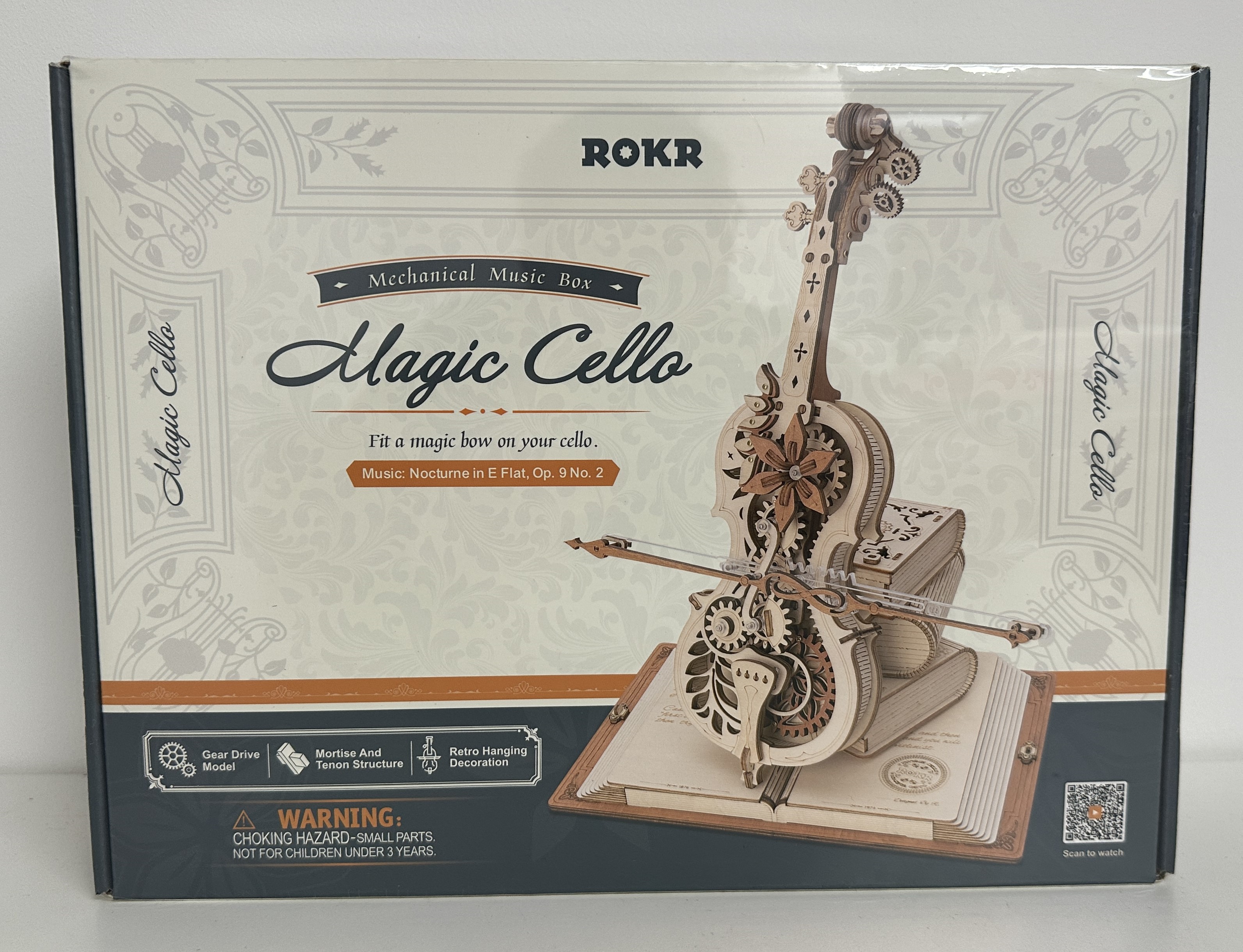 Holzbausatz - Magic Cello - AMK63 von Robotime
