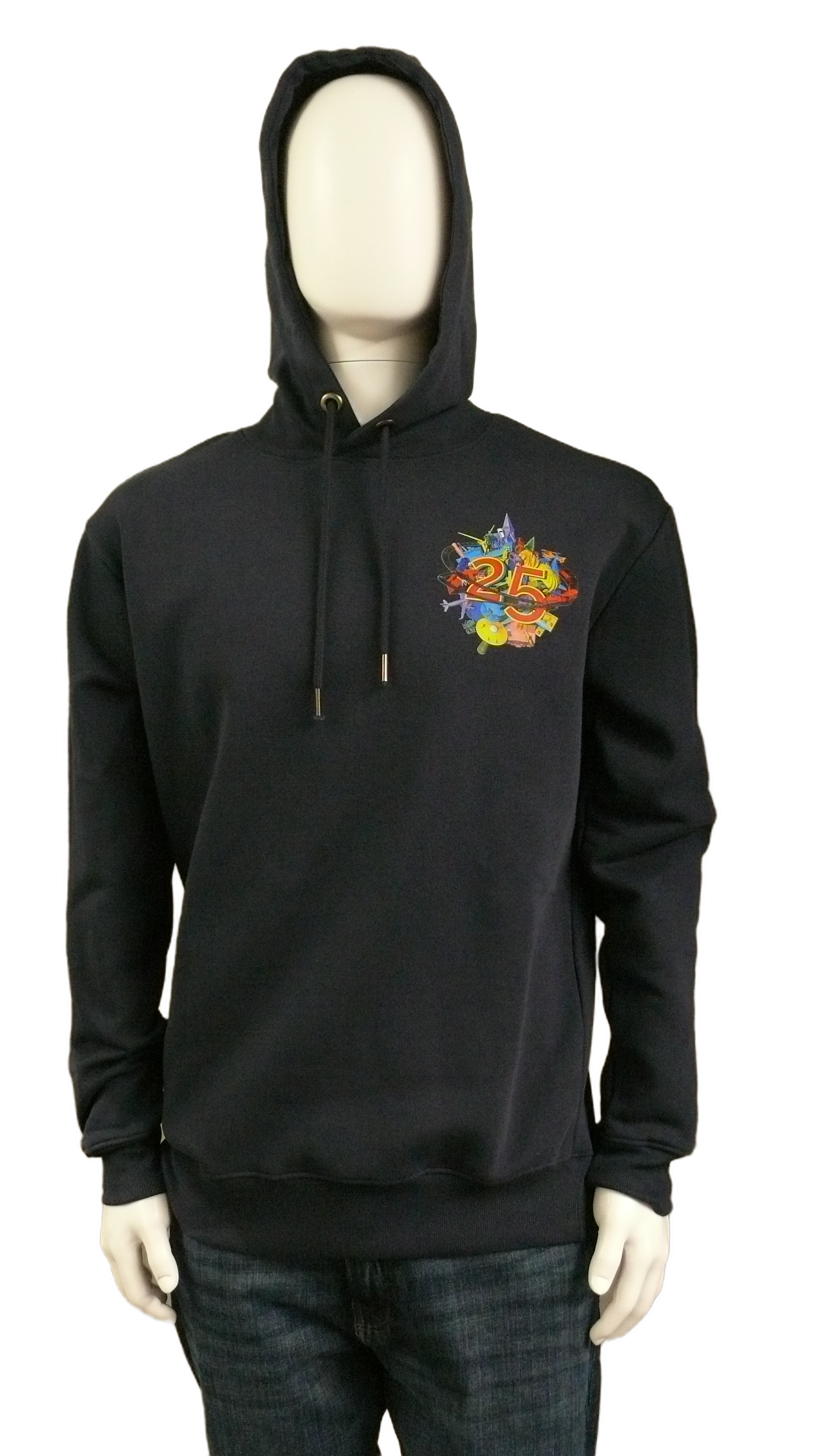 Miniatur Wunderland Hoodie – 25 Years of Miniatur Wunderland – Anniversary Logo, Blue