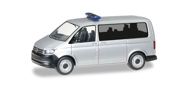 Herpa 012911 MiniKit VW T6 Bus, silvermetallic 1:87
