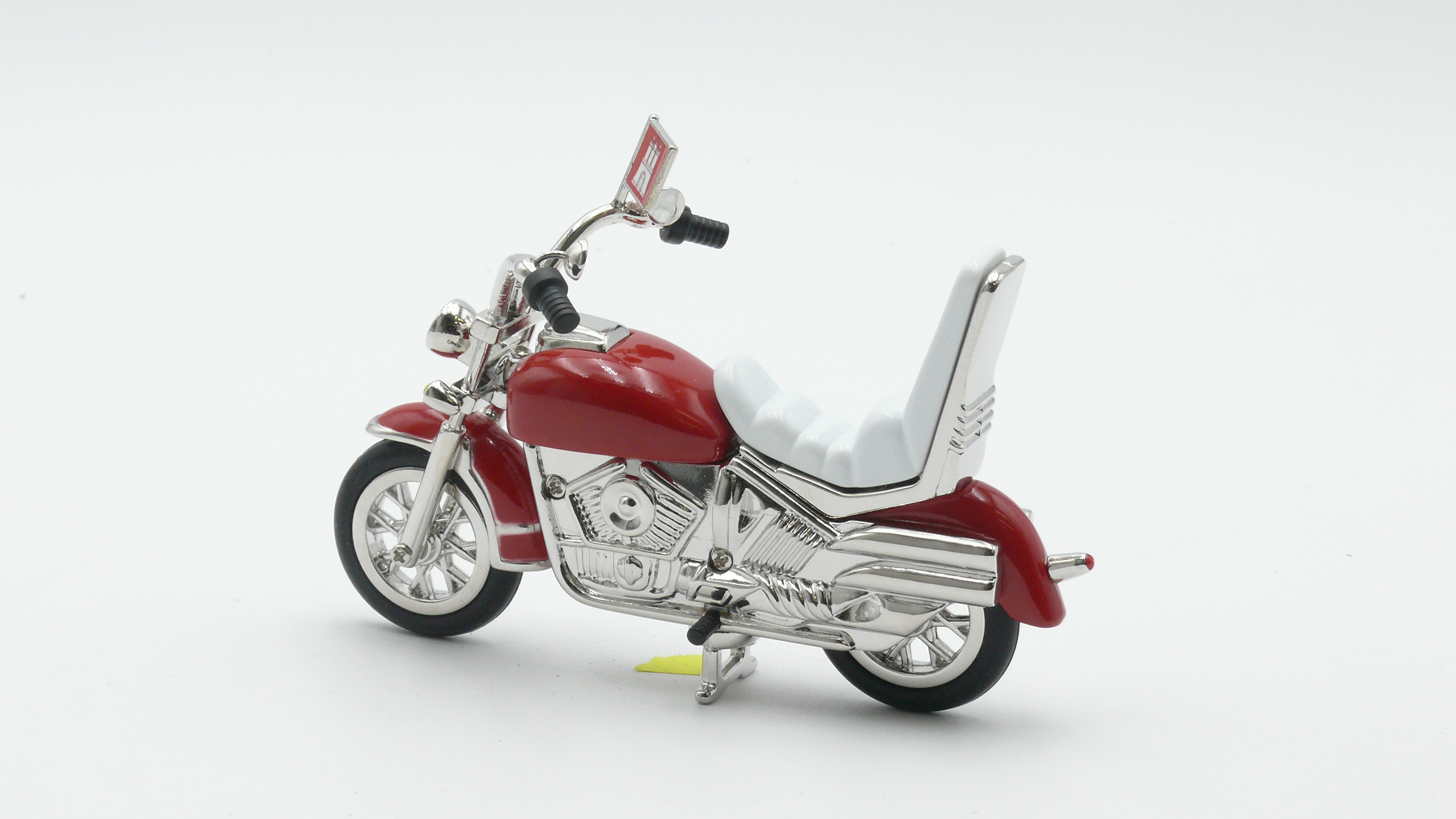 Miniatur-Uhr Motorrad