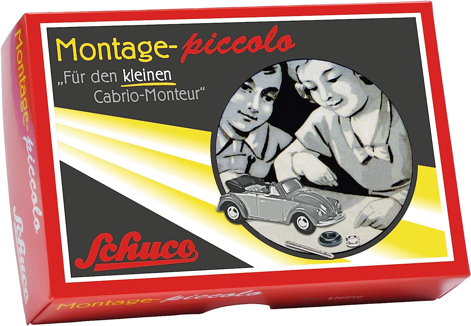 Schuco 450557800 Piccolo Assembling Kit Cabrio VW Beetle 1:90