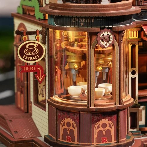 Holzbausatz - Dream Coffee Factory - EAB02 von Robotime