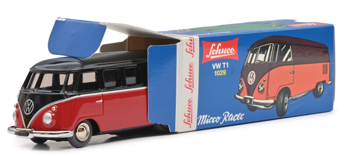 Schuco 450197400 Micro Racer VW T1 – brown/red