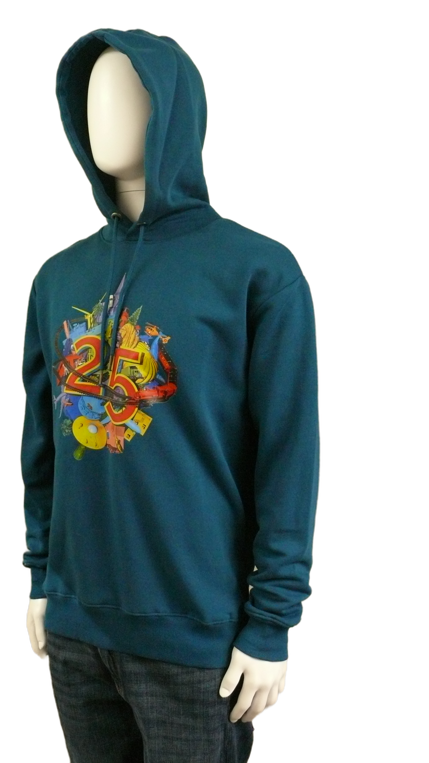 Miniatur Wunderland Hoodie - 25 Jahre Miniatur Wunderland - Signet, türkis