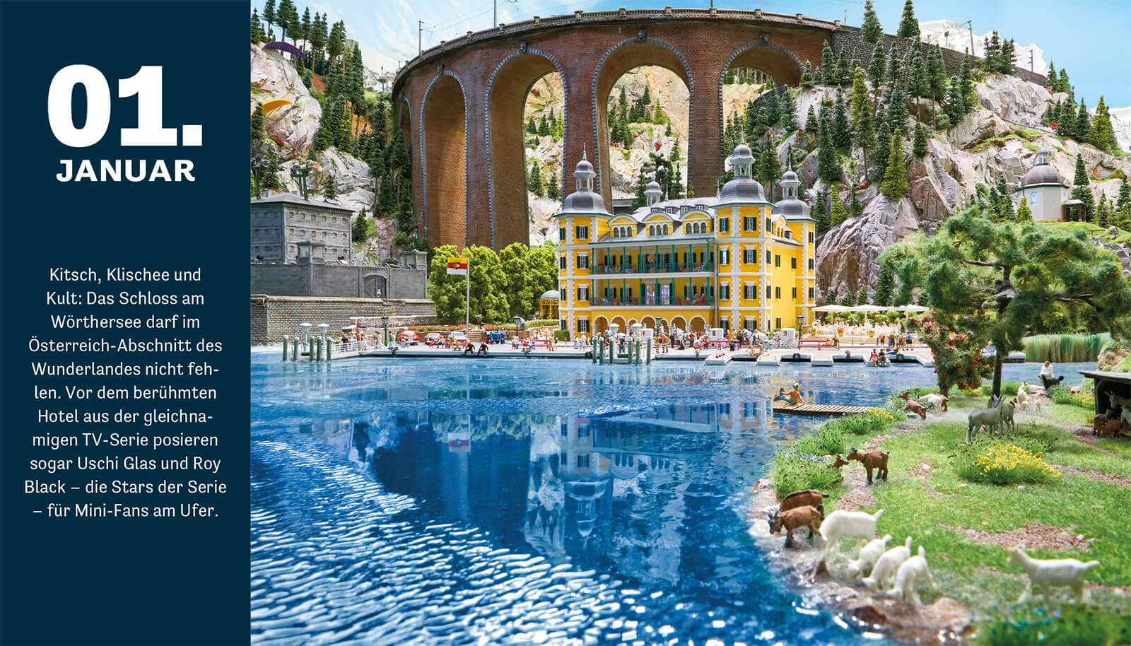 Miniatur Wunderland - perpetual calendar - with 366 pictures