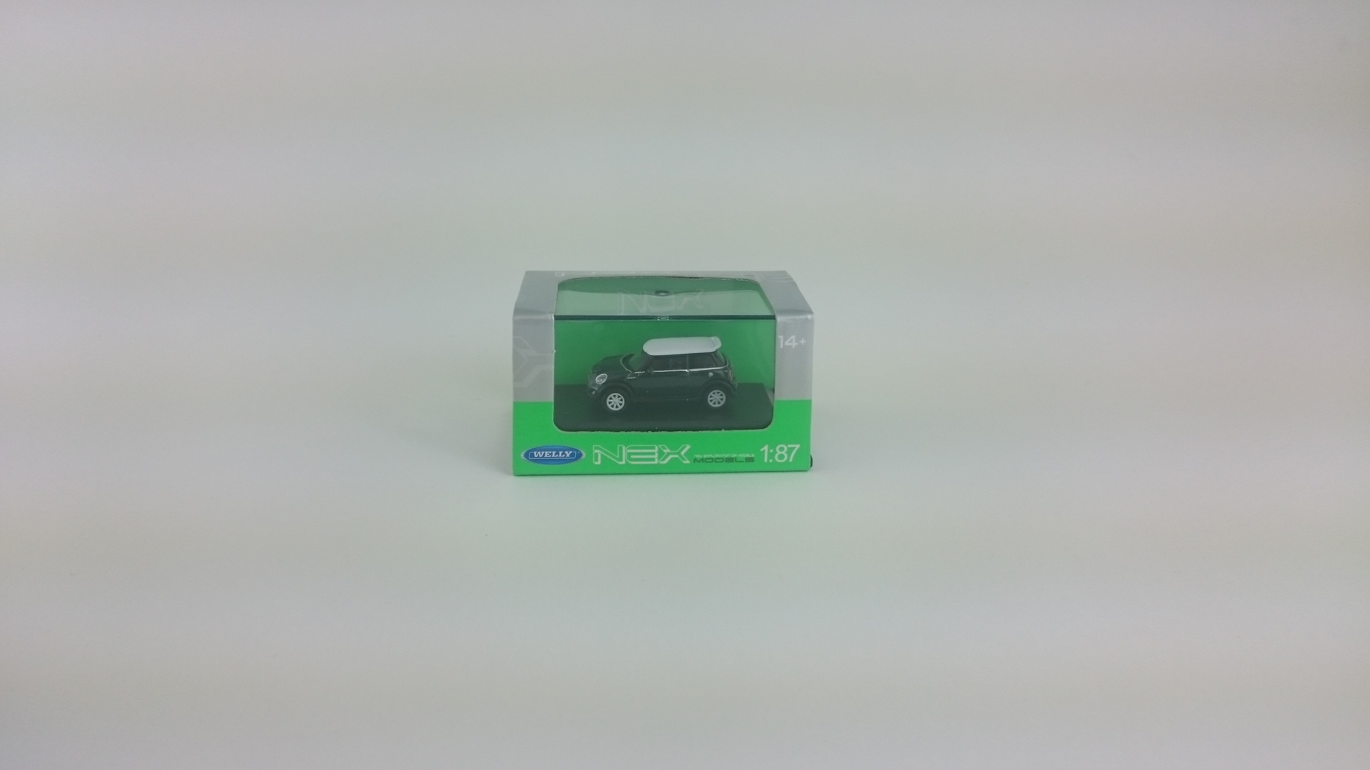Welly 73128 Mini Cooper "Exclusive at Miniatur Wunderland", greenmetallic 1:87