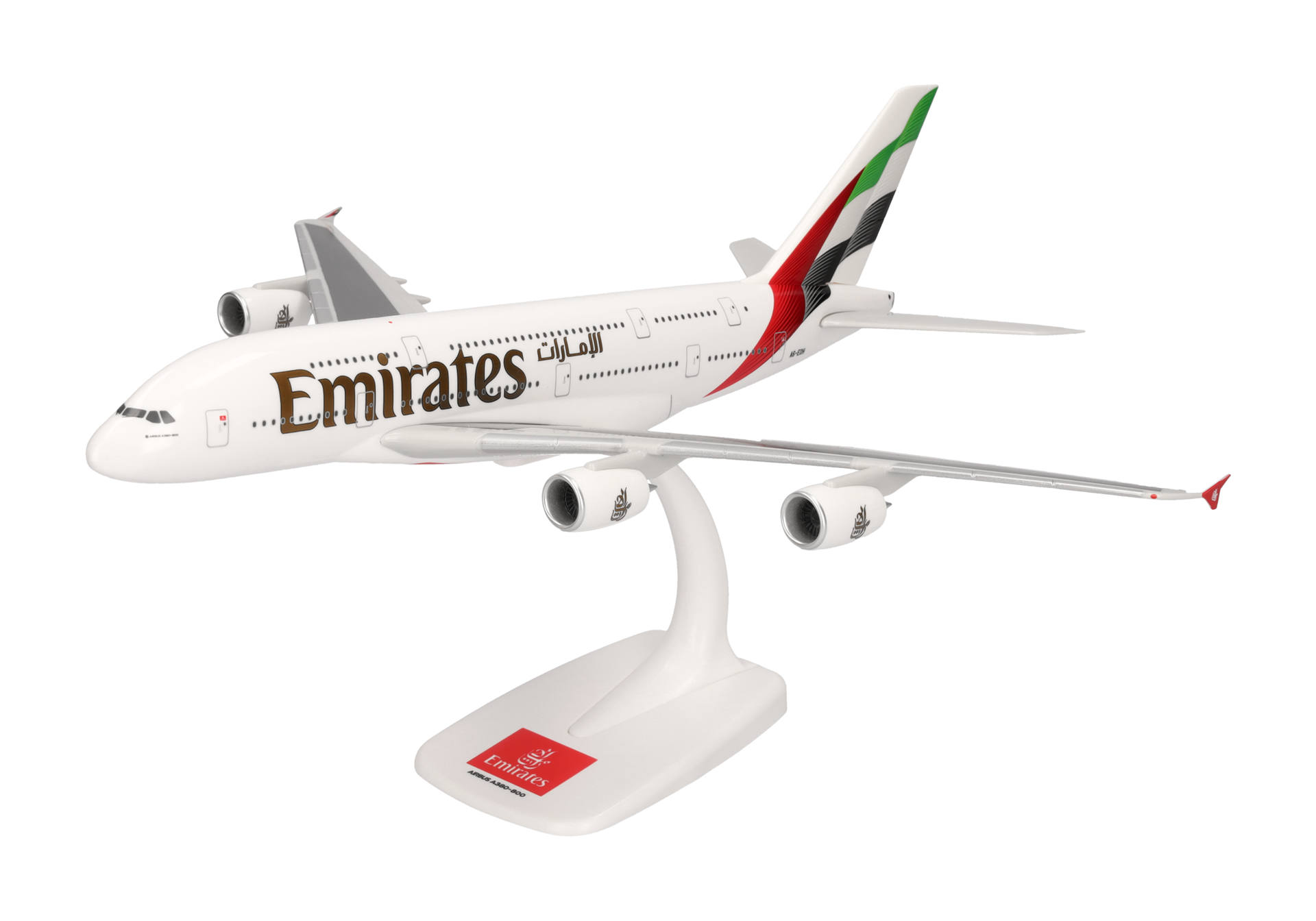 Herpa 614948 Airbus A380 Emirates A6-E0H 1:250