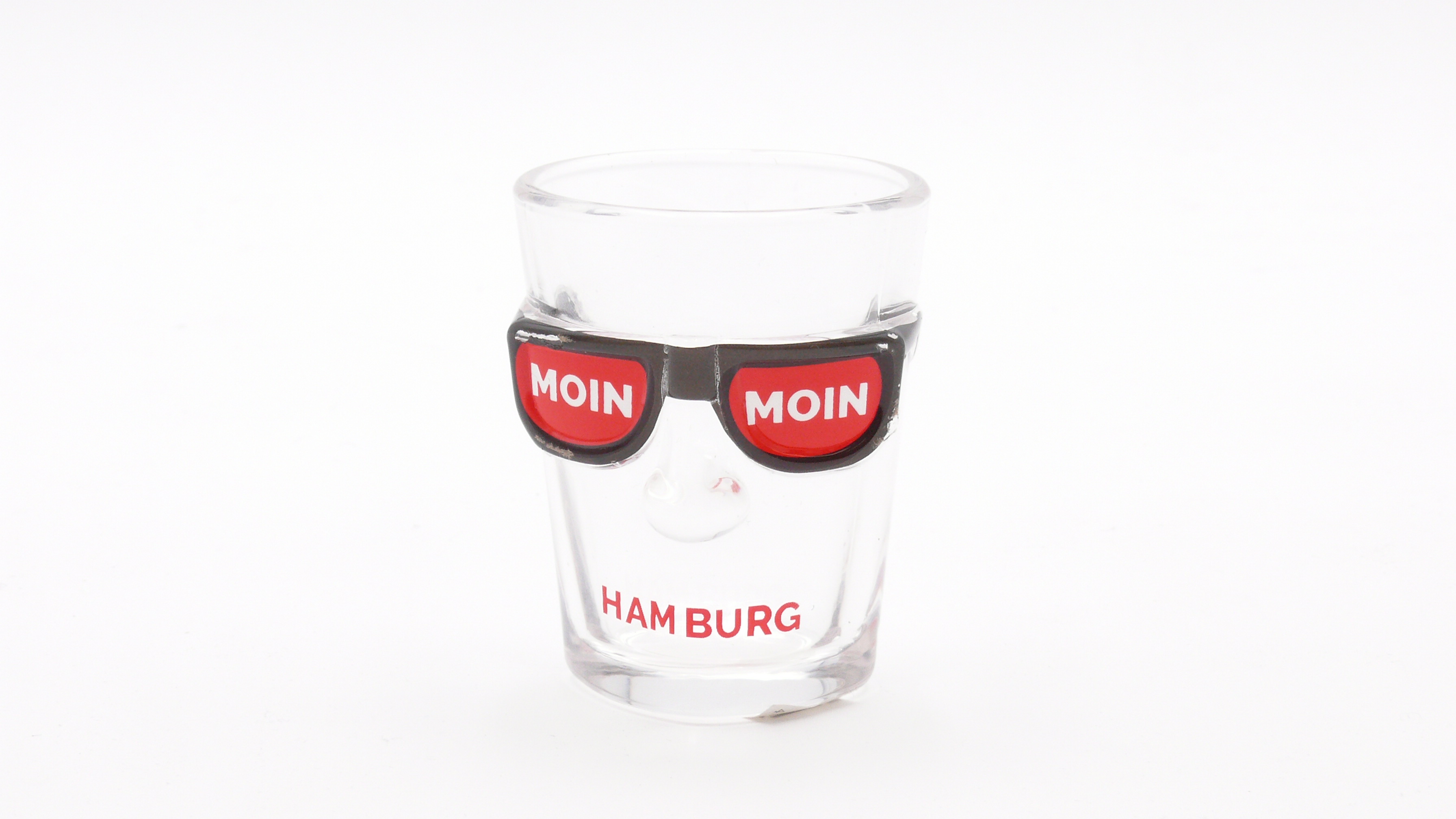 Stamper / Shotglas - Sonnenbrille "Moin Moin"