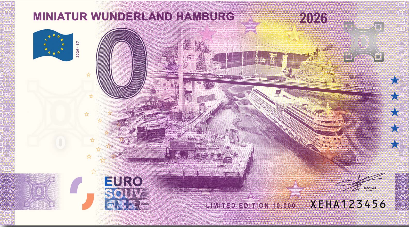 Euro souvenir note "Scandinavia" (2026-37)