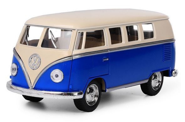  KINSMART 1962 VW Classical Bus Ivory Top - Various Colors 1:32