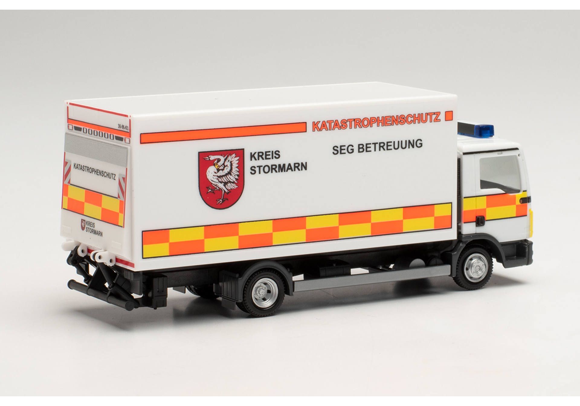 Herpa 096560 MAN TGL Koffer-LKW Ladebord Stormarn Model H0 1:87