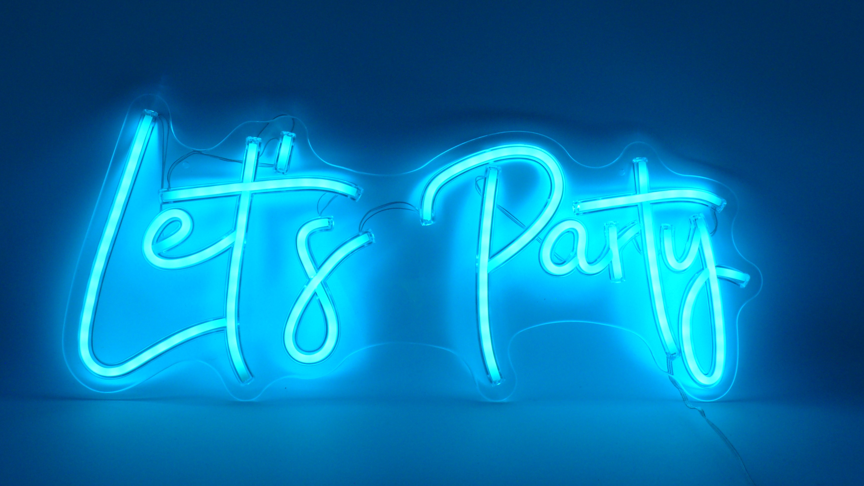 Neonlampe Let´s Party (mit verschiedenen Effekten)