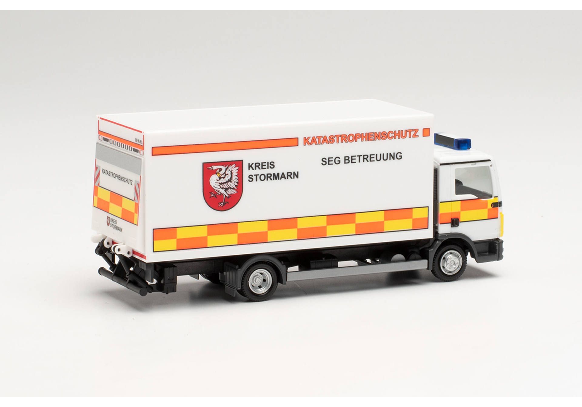 Herpa 096560 MAN TGL Koffer-LKW Ladebord Stormarn Model H0 1:87