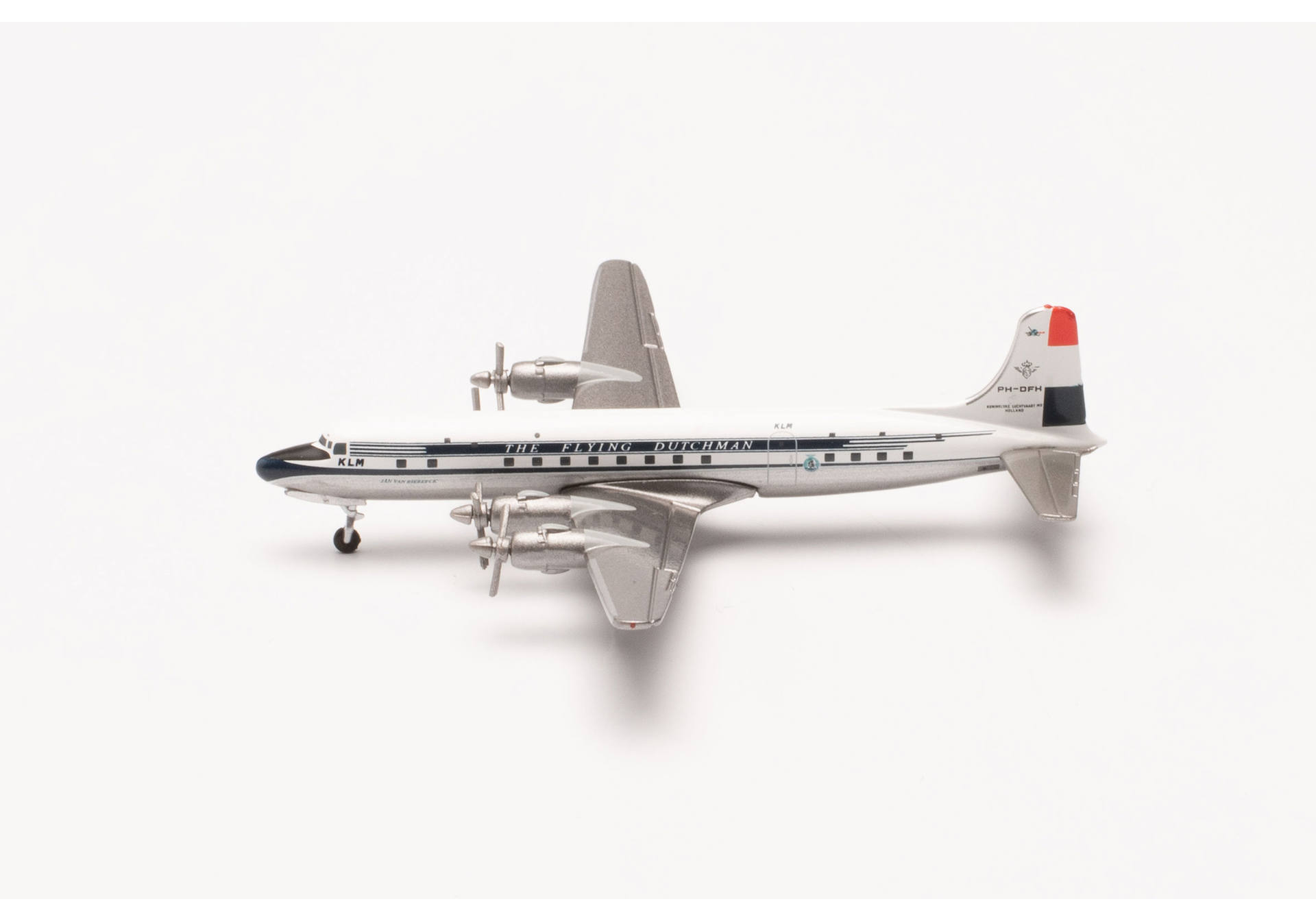 Herpa 536998 KLM Douglas DC-6B – PH-DFH “Jan van Riebeek” 1:500