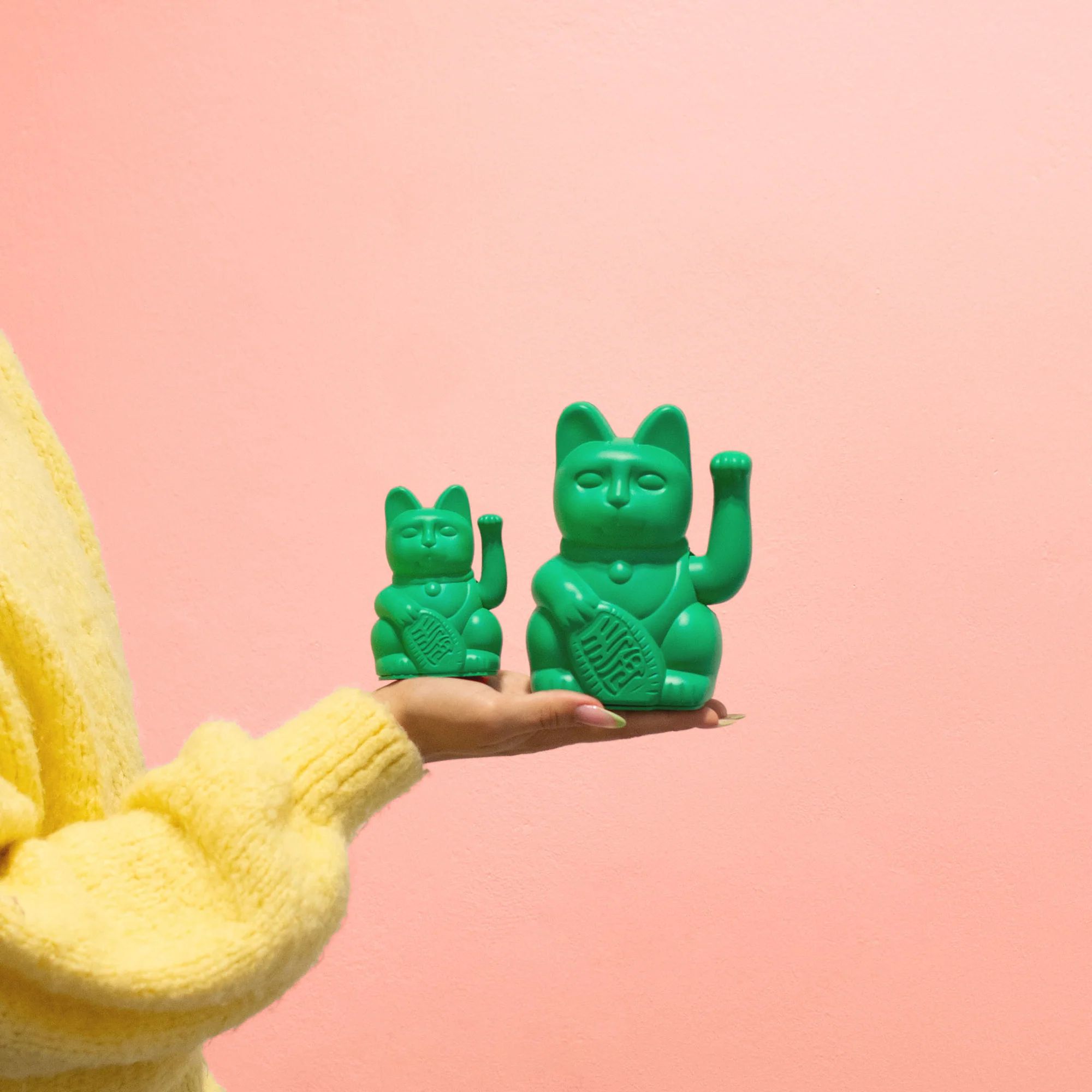 Lucky Cat / Maneki Neko | Classic - Vivid Green