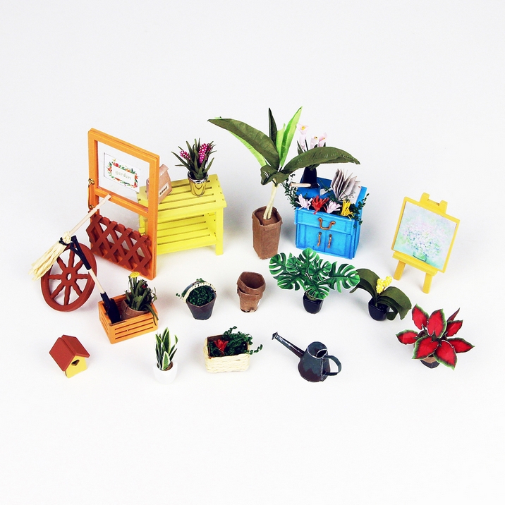 Model Kit – Cathy's Flower House – DG104 by Robotime