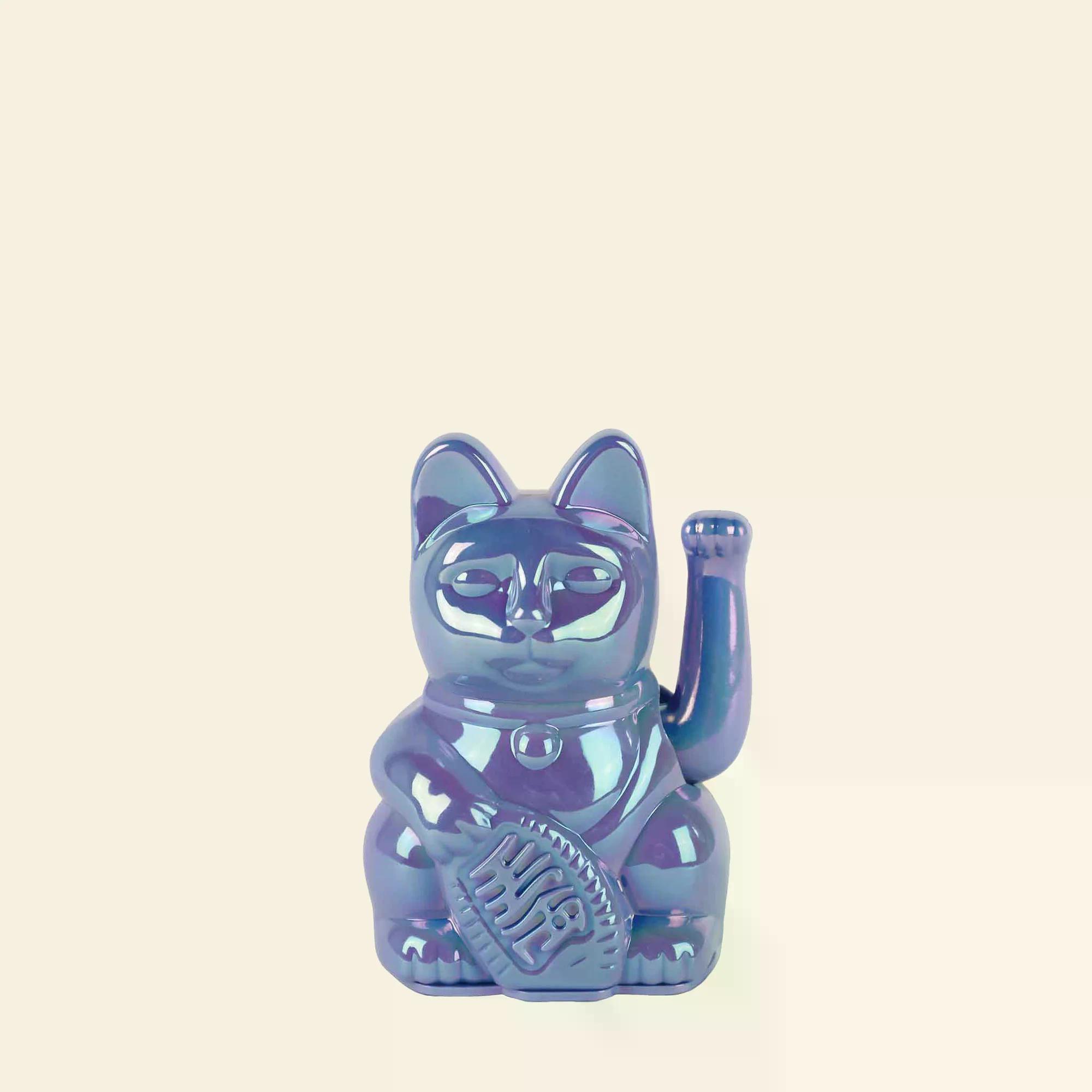 Waving Cat / Maneki Neko | Mini - Bubble Blue