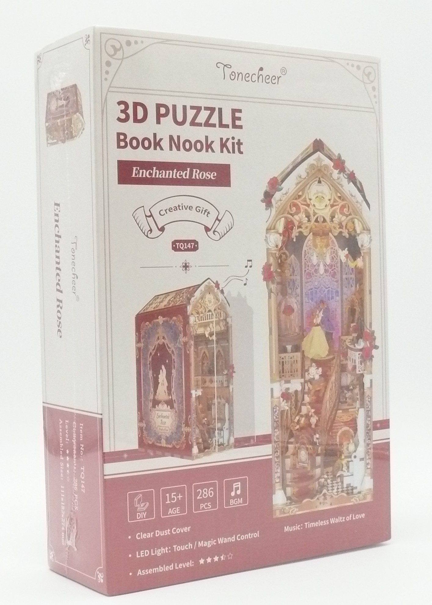 Holzbausatz / Book Nook -  Enchanted Rose - TQ147
