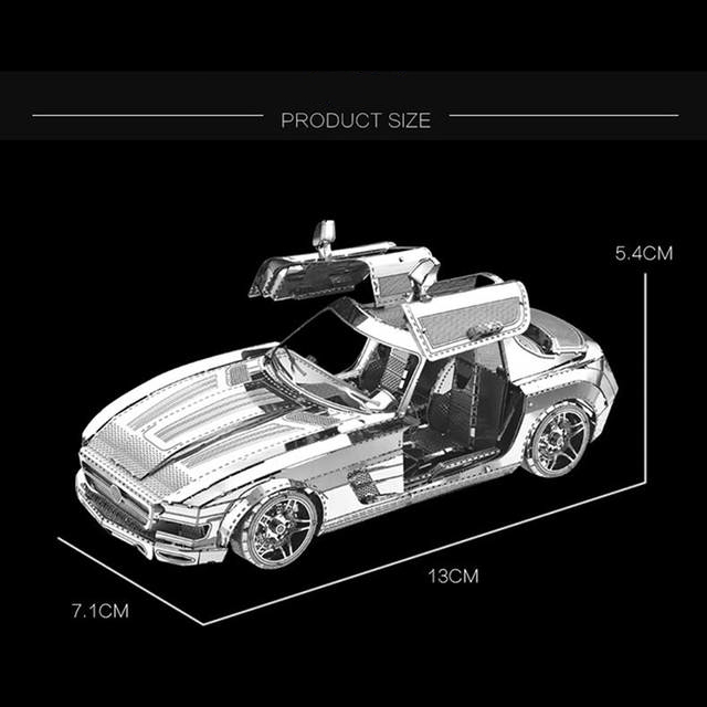 Metallbausatz Mercedes-Benz SLS AMG
