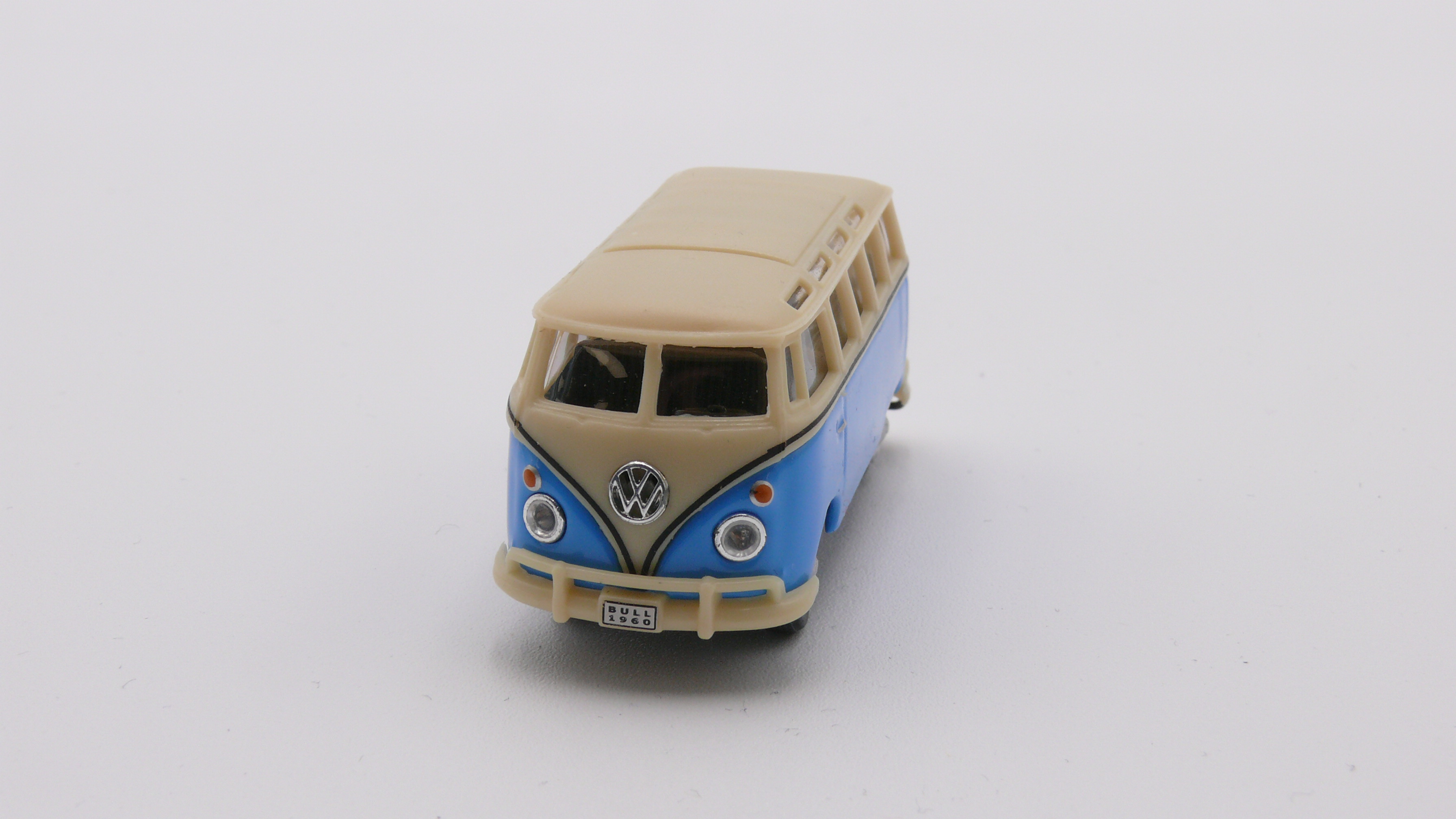 Magnet VW Bus Samba blau / creme