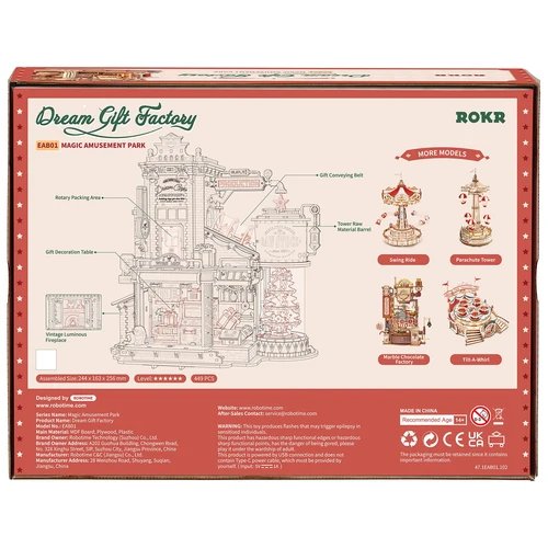 Holzbausatz - Dream Gift Factory - EAB01 von Robotime
