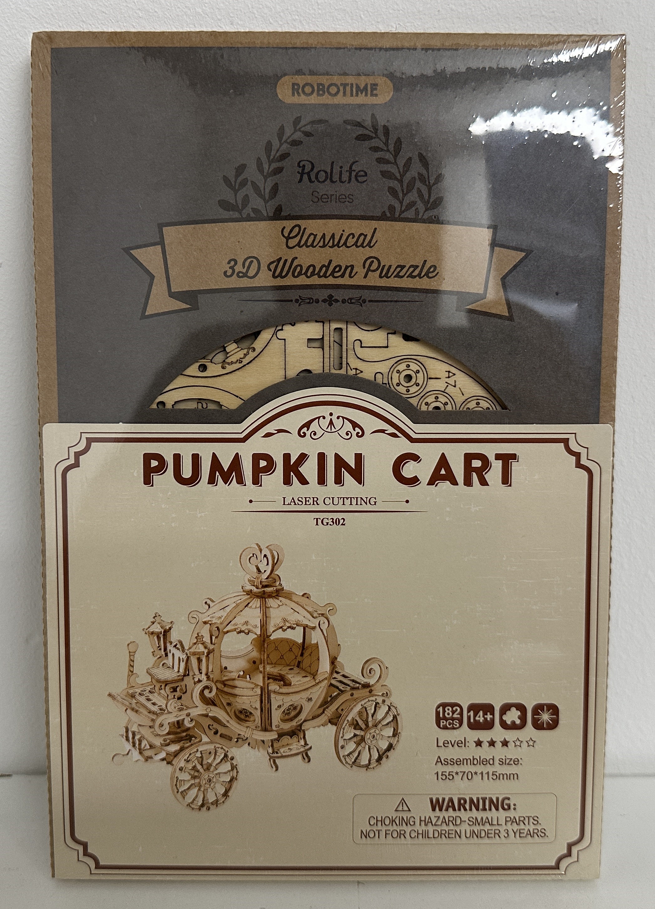 Holzbausatz - Pumpkin Cart - TG302 von Rolife