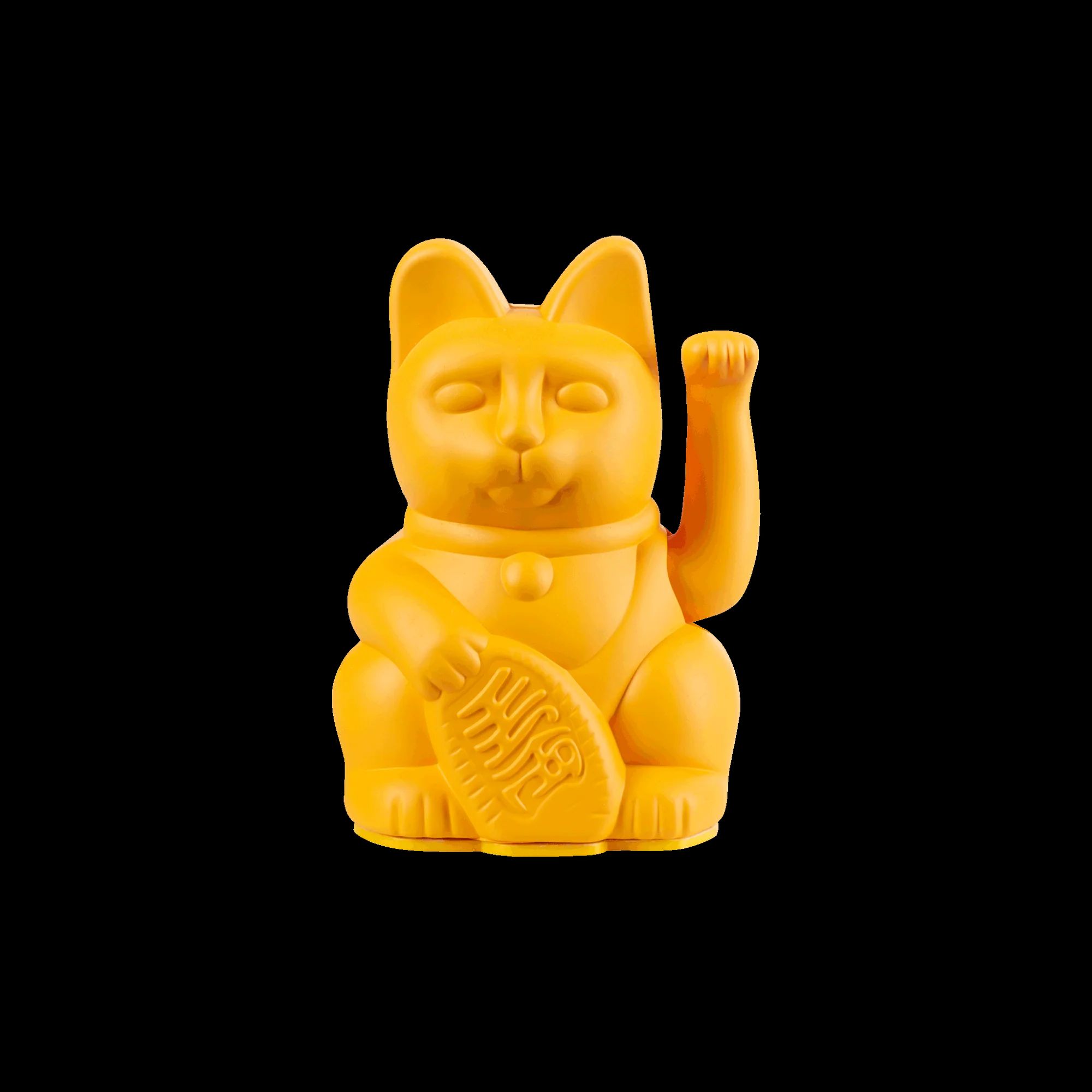 Winkekatze / Maneki Neko | Mini - Deep Yellow