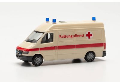 Herpa 097031 Mercedes Benz Sprinter `96 Rettungswagen „Rettungsdienst“ 1:87
