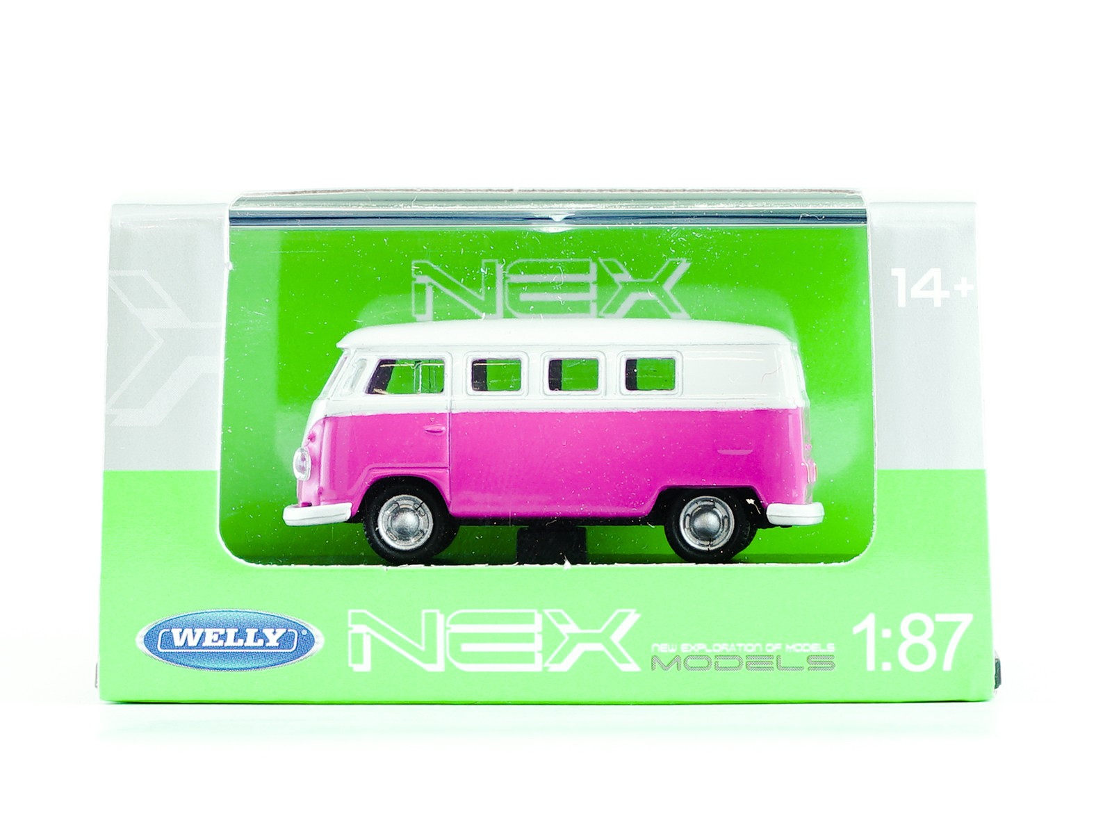 Welly 73155 VW T1 "Exklusiv im Miniatur Wunderland", pink 1:87