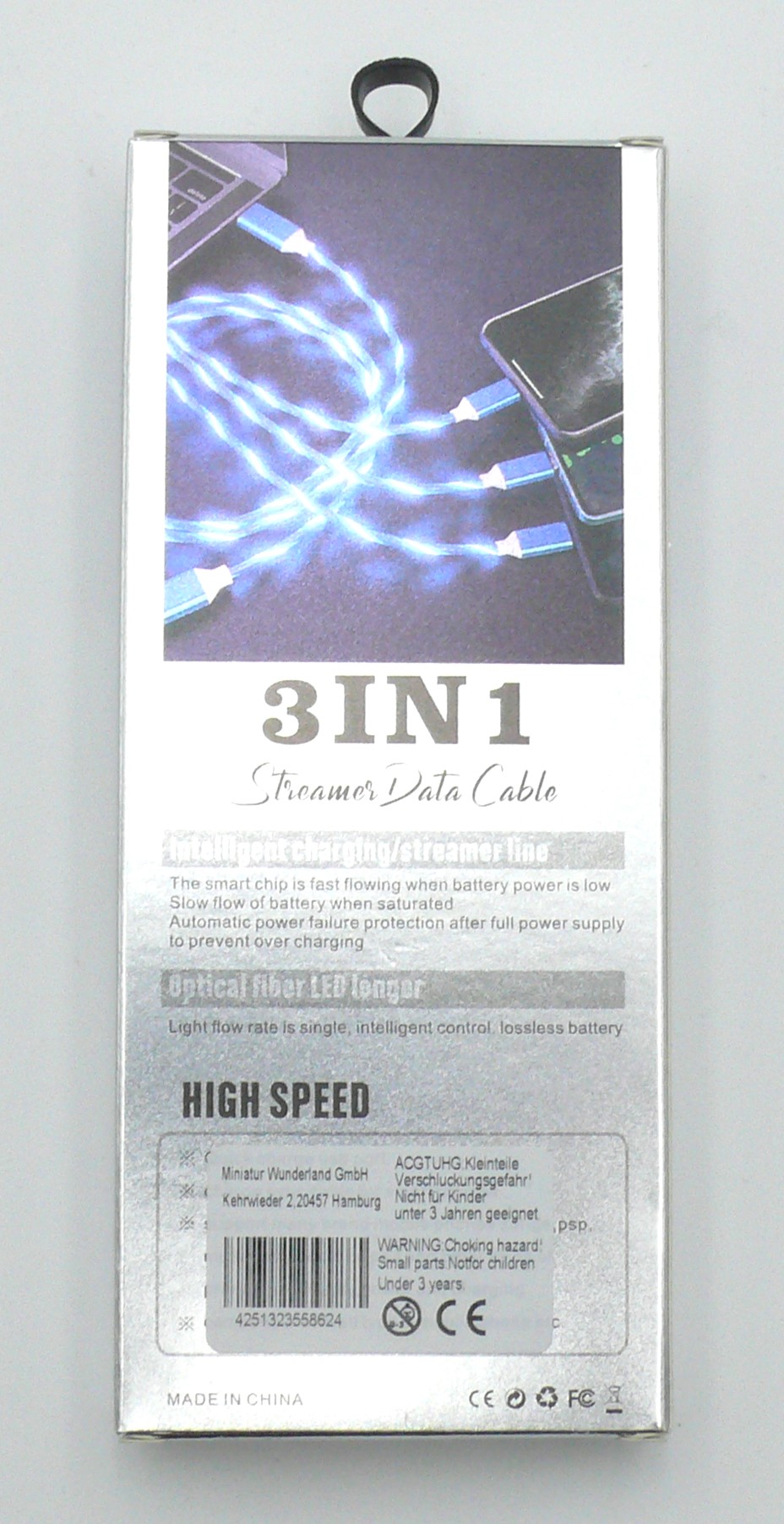 USB charging cable 3 in 1