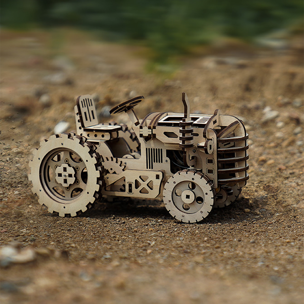 Wooden Model Kit - Tractor - LK401 by Robotime