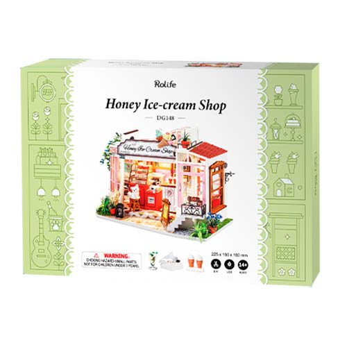 Honey Ice Cream Shop - Bausatz DIY - Robotime ROLIFE DG148