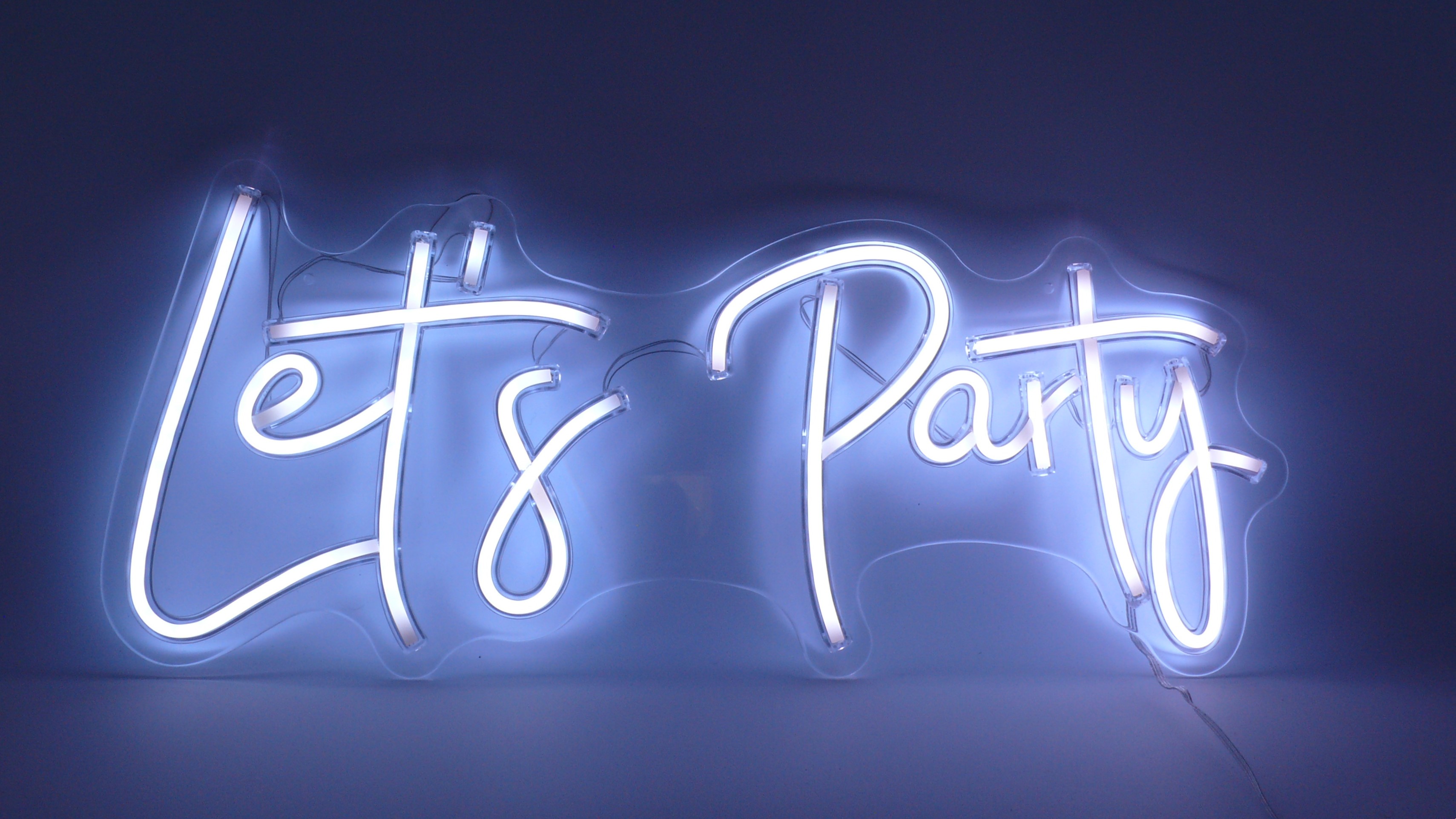 Neonlampe Let´s Party (mit verschiedenen Effekten)