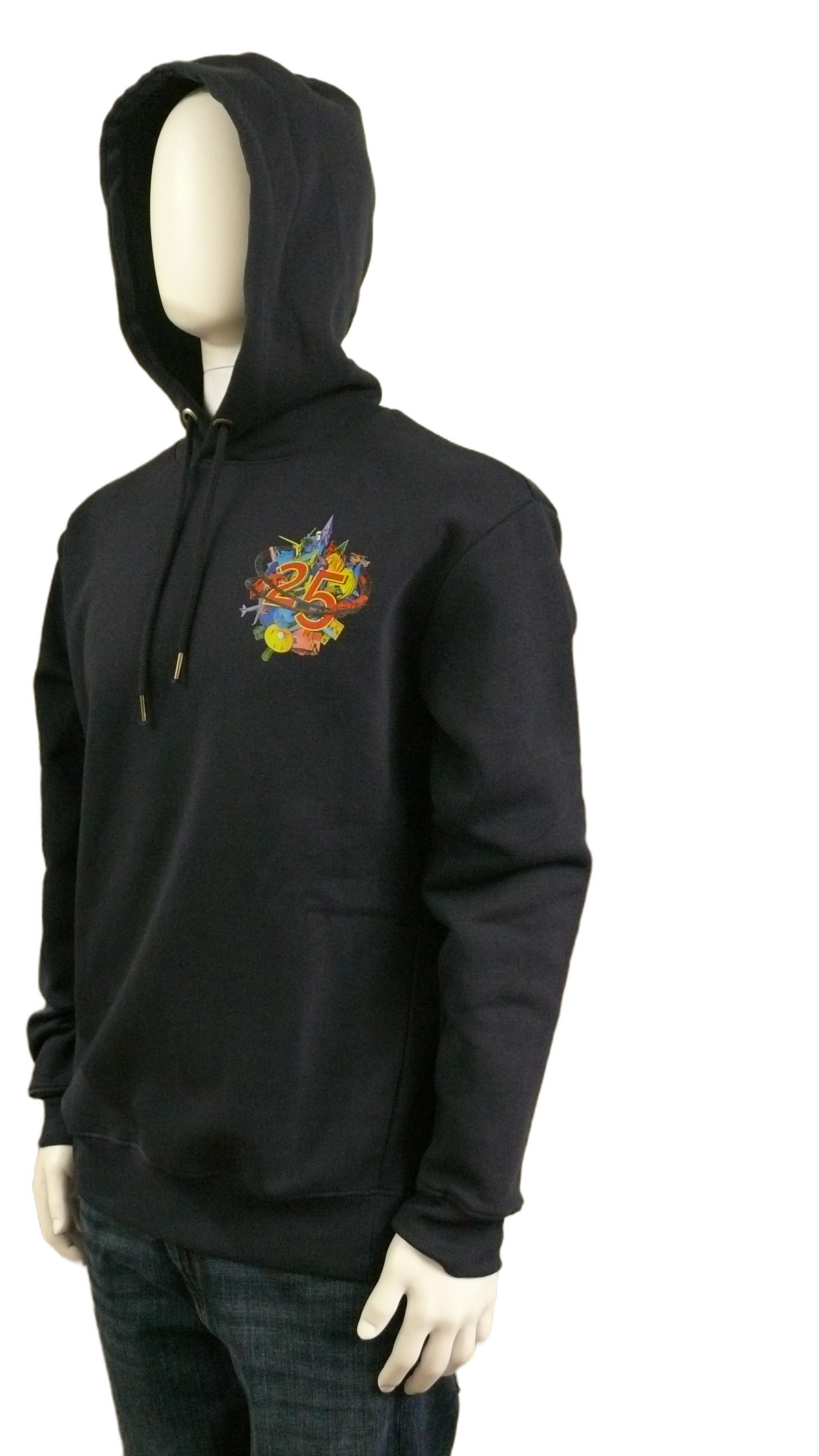 Miniatur Wunderland Hoodie – 25 Years of Miniatur Wunderland – Anniversary Logo, Blue