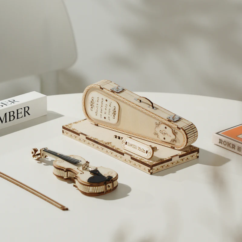 Wooden Model Kit – Violin – TG604K by Rolife