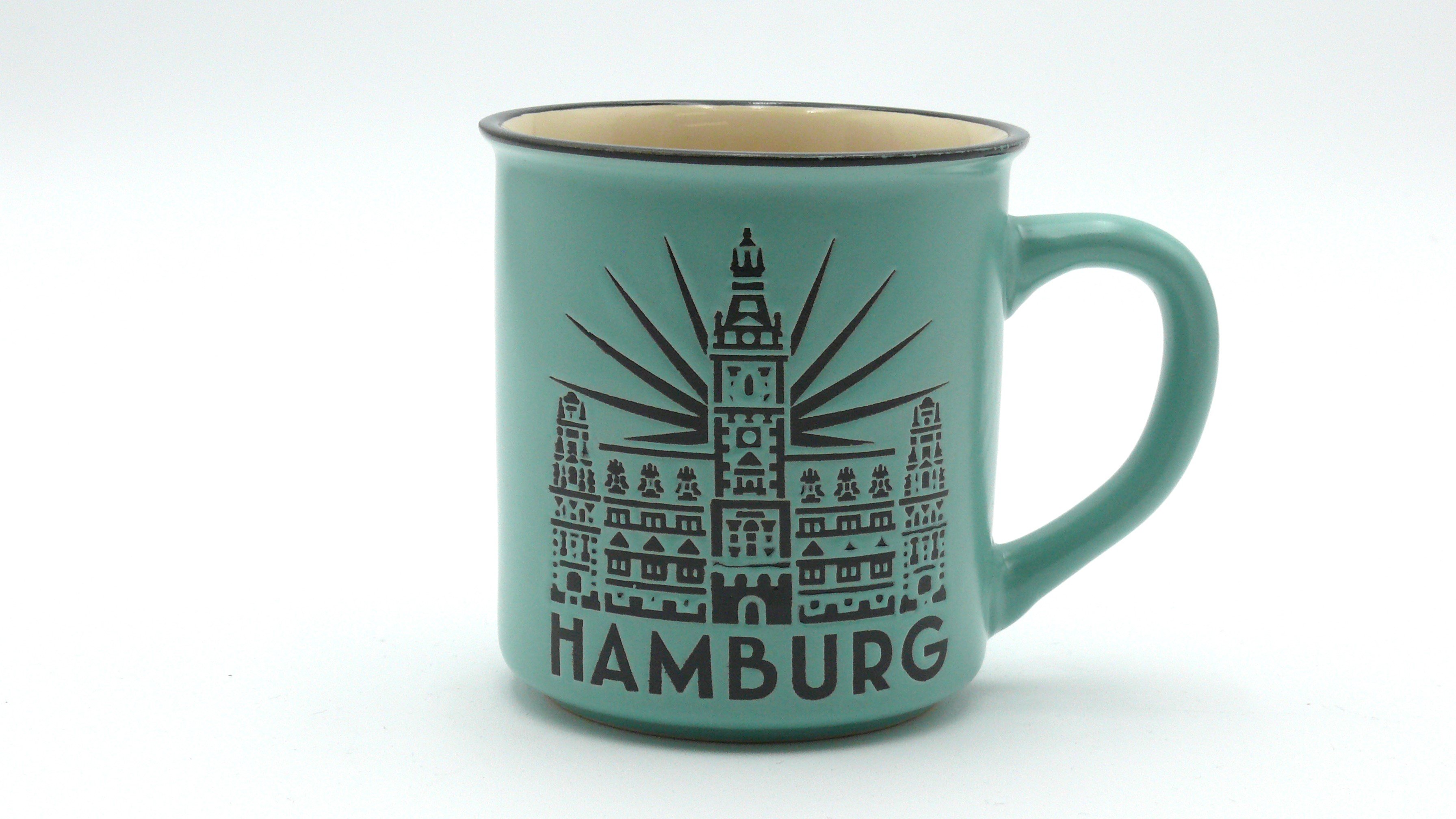 Mug Hamburg “City Hall”, green