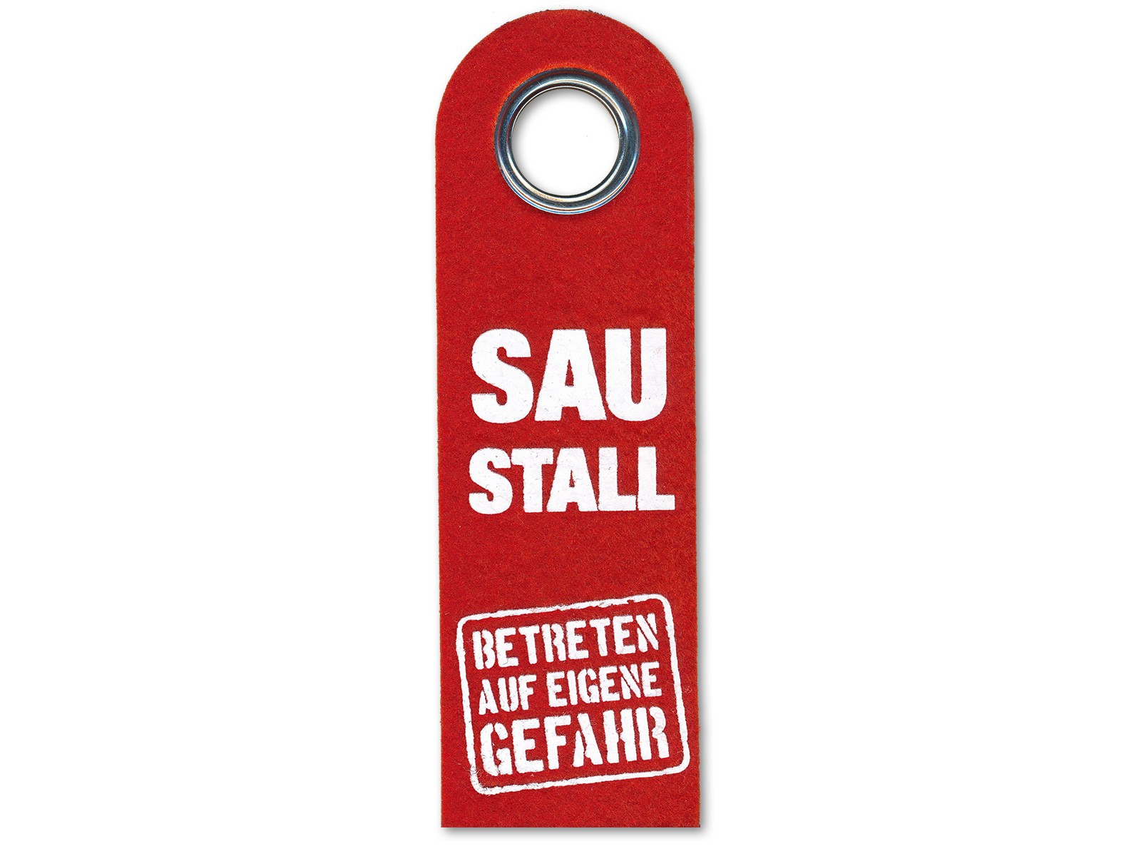Türanhänger Höhle des Löwen / Saustall - betreten auf eigene Gefahr!