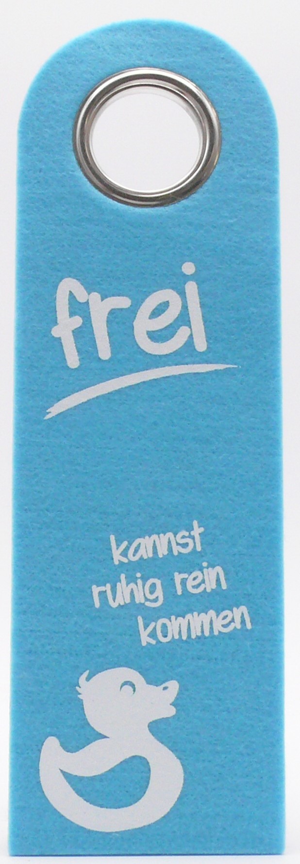 Türanhänger  - Ente kannst ruhig reinkommen / Kapitän bei der Arbeit