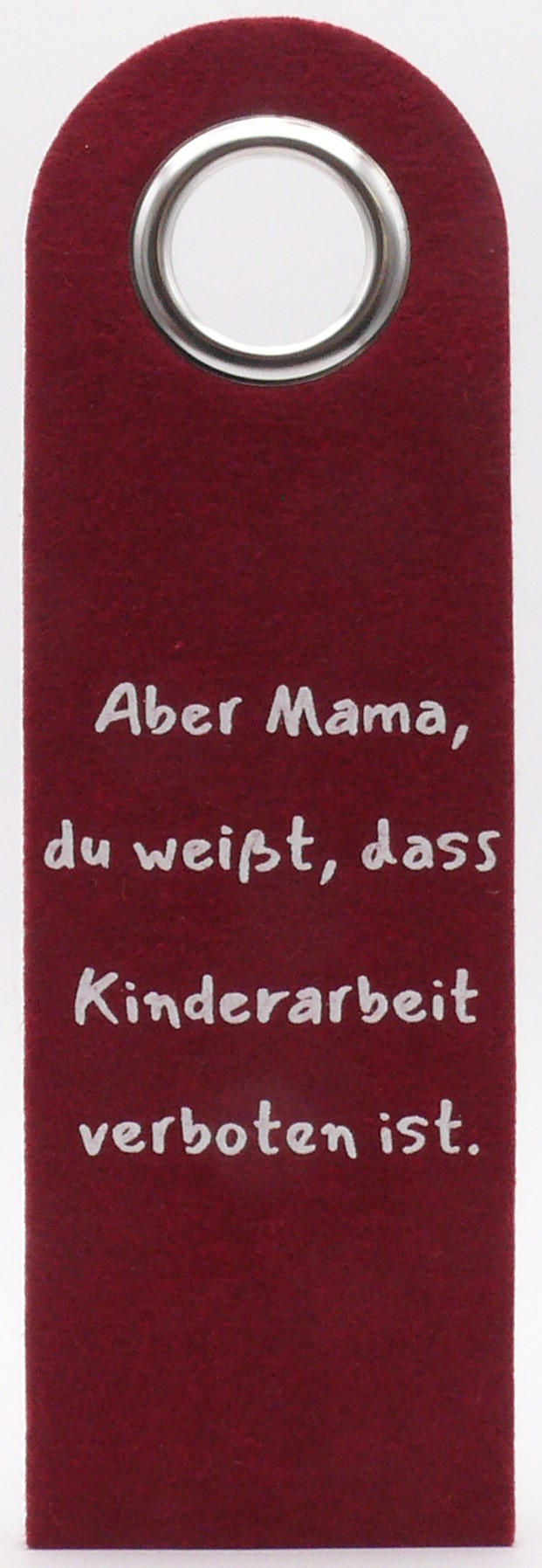 Türhänger - Bitte aufräumen / Kinderarbeit