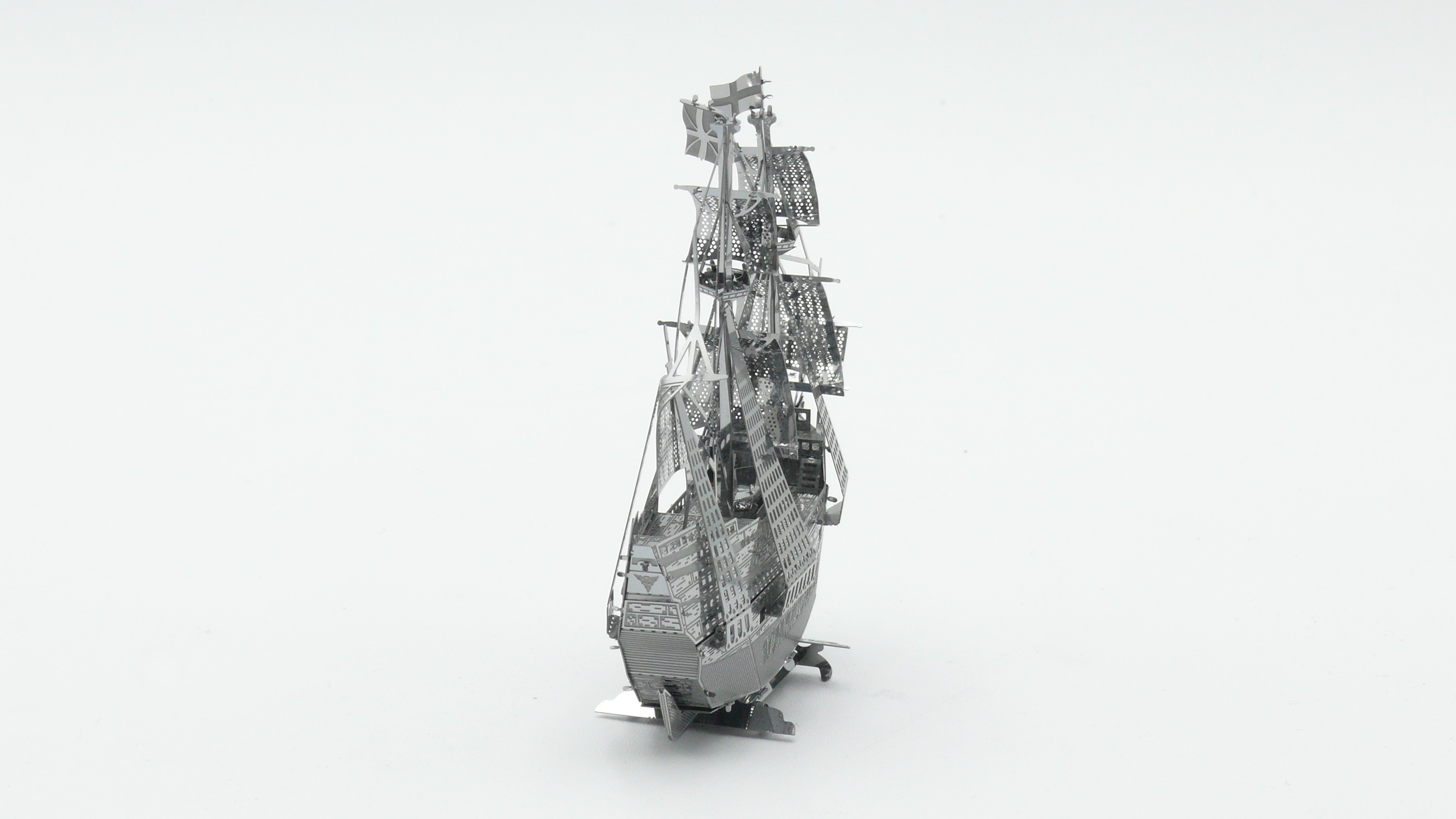 3D Metal Model Pirate Ship Sailing Ship
