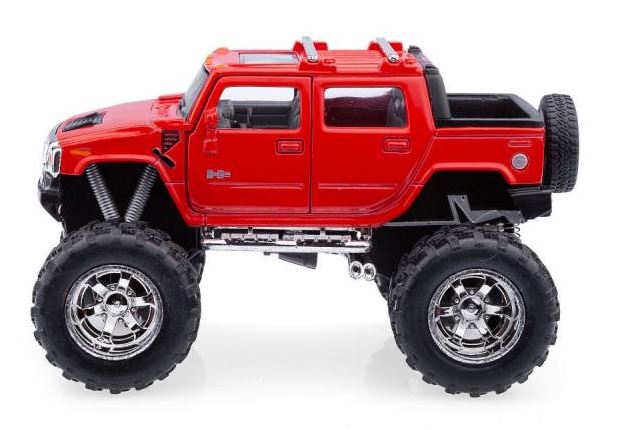 KINSMART 2005 Hummer H2 SUV Off Road - Rot, Blau, Schwarz, Gelb 1:40