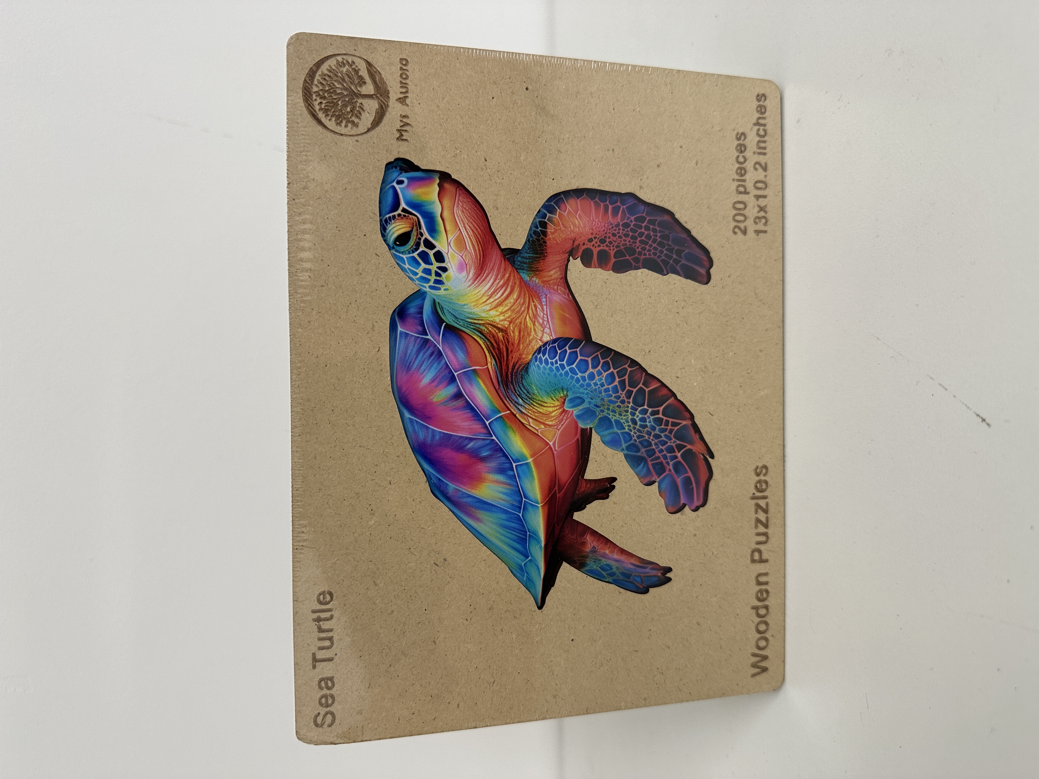 Holzpuzzle  - Schildkröte "Sea Turtle"  - 200 Teile
