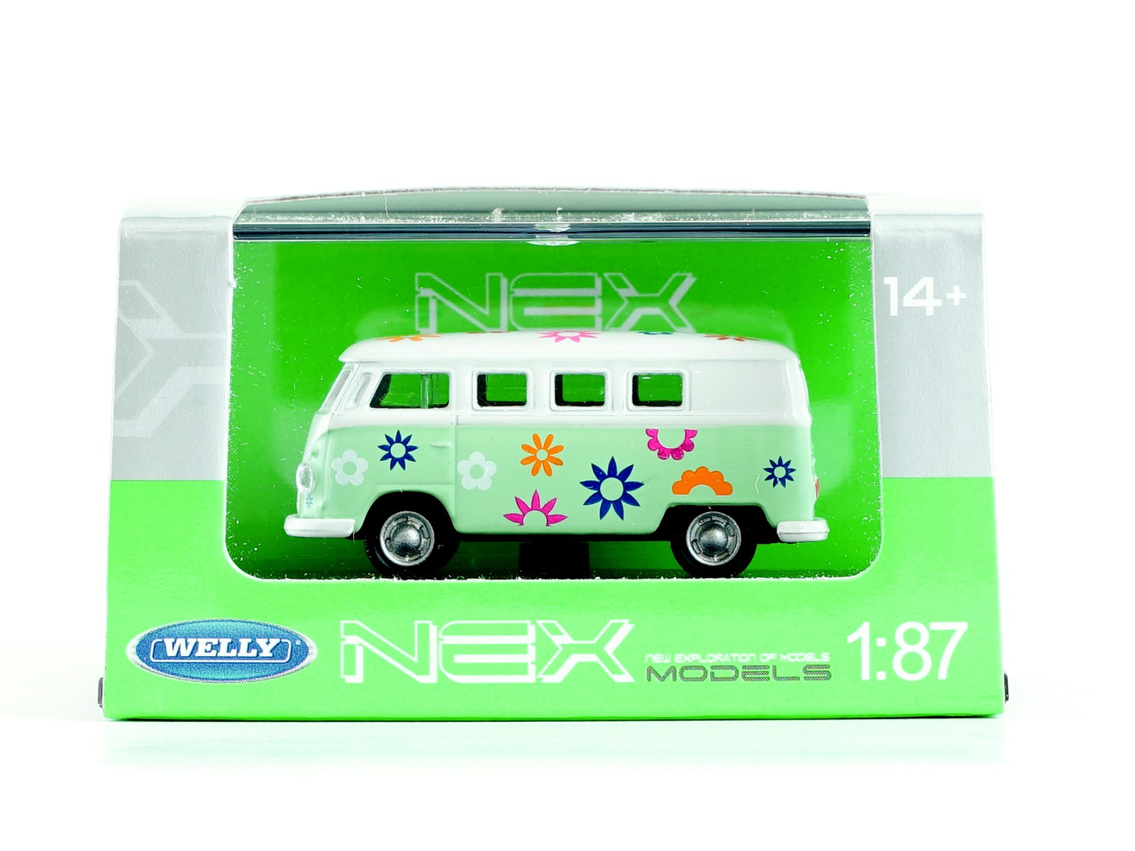 Welly 73155 VW T1 "Exklusiv im Miniatur Wunderland", Flower Power 1:87