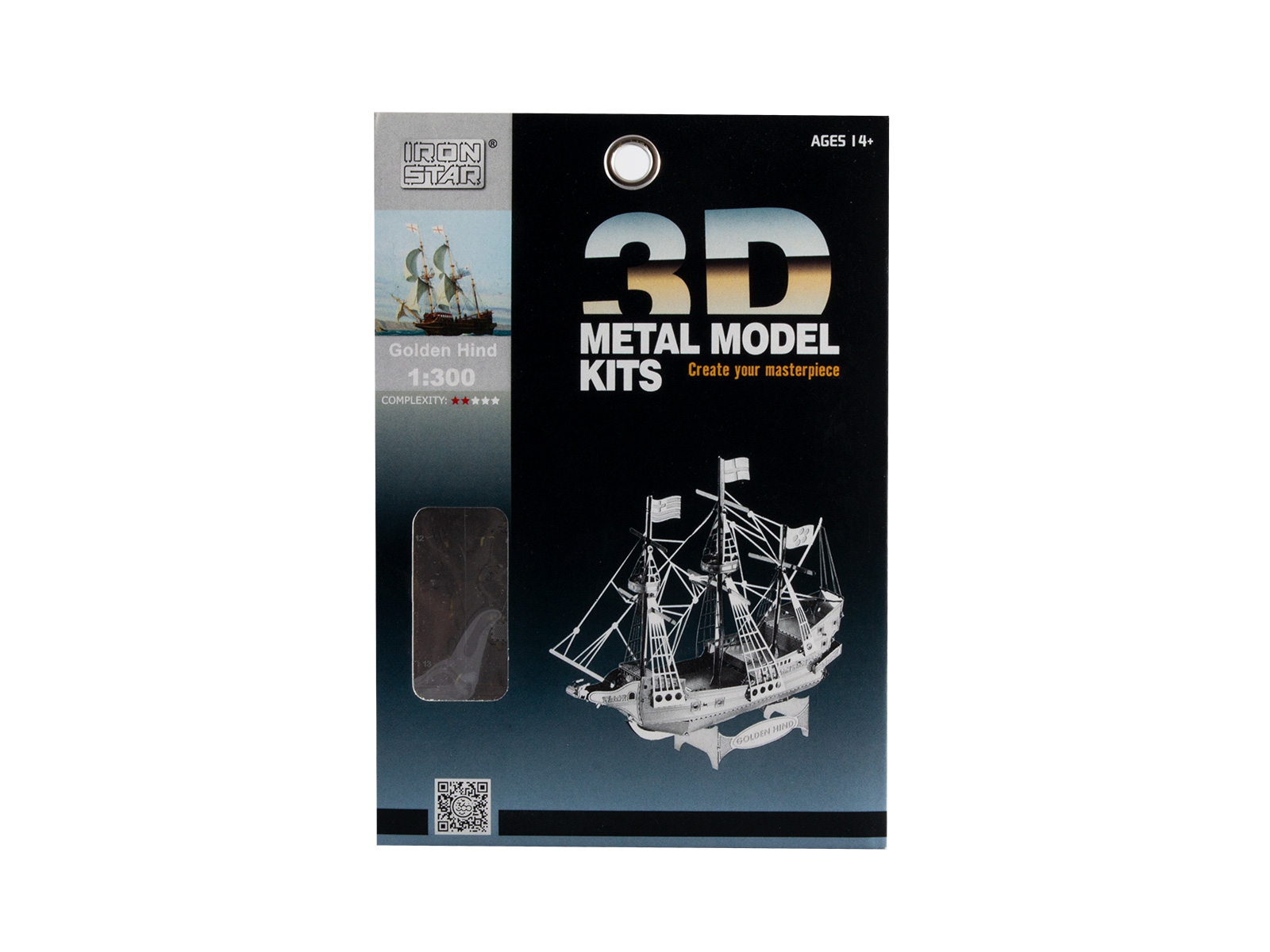 Metallbausatz Golden Hind Segelschiff
