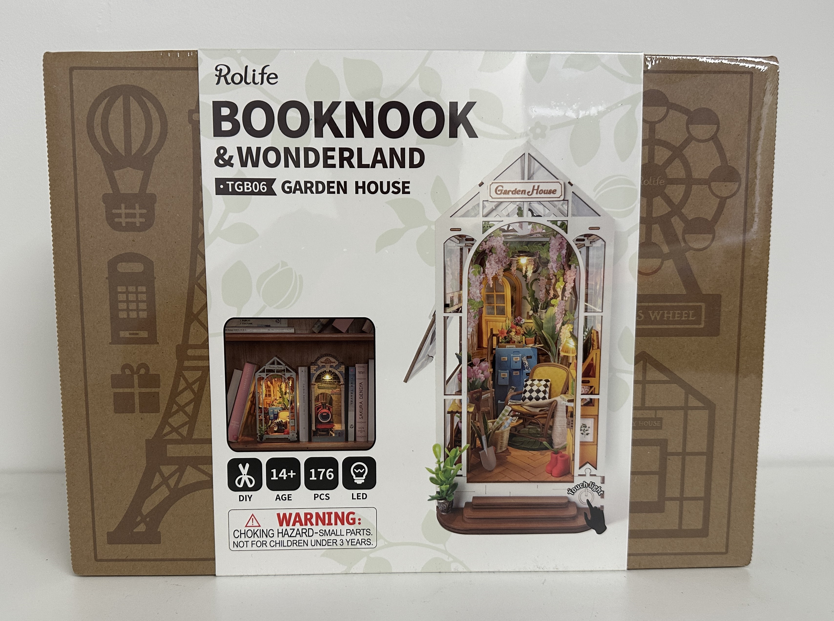 Holzbausatz / Book Nook -  Garden House - TGB6 von Robotime