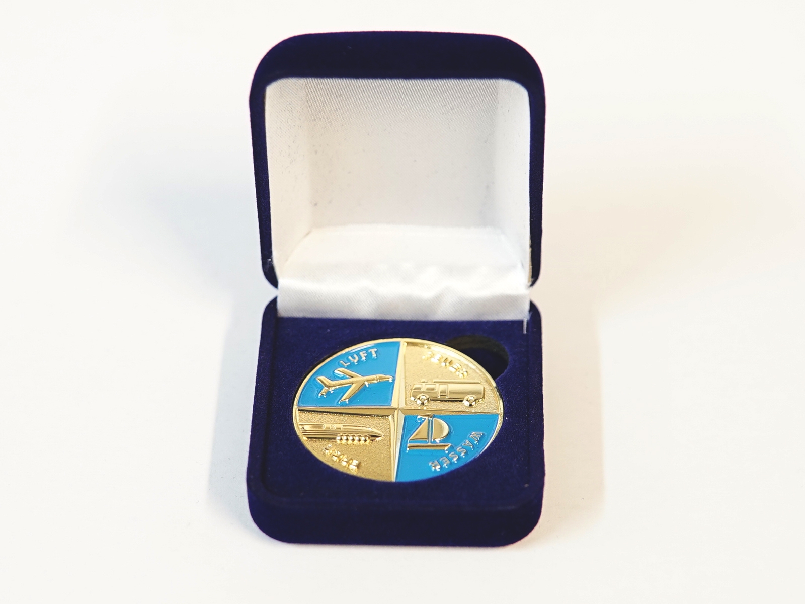 Miniatur Wunderland Coin "4 Elemente" in a case