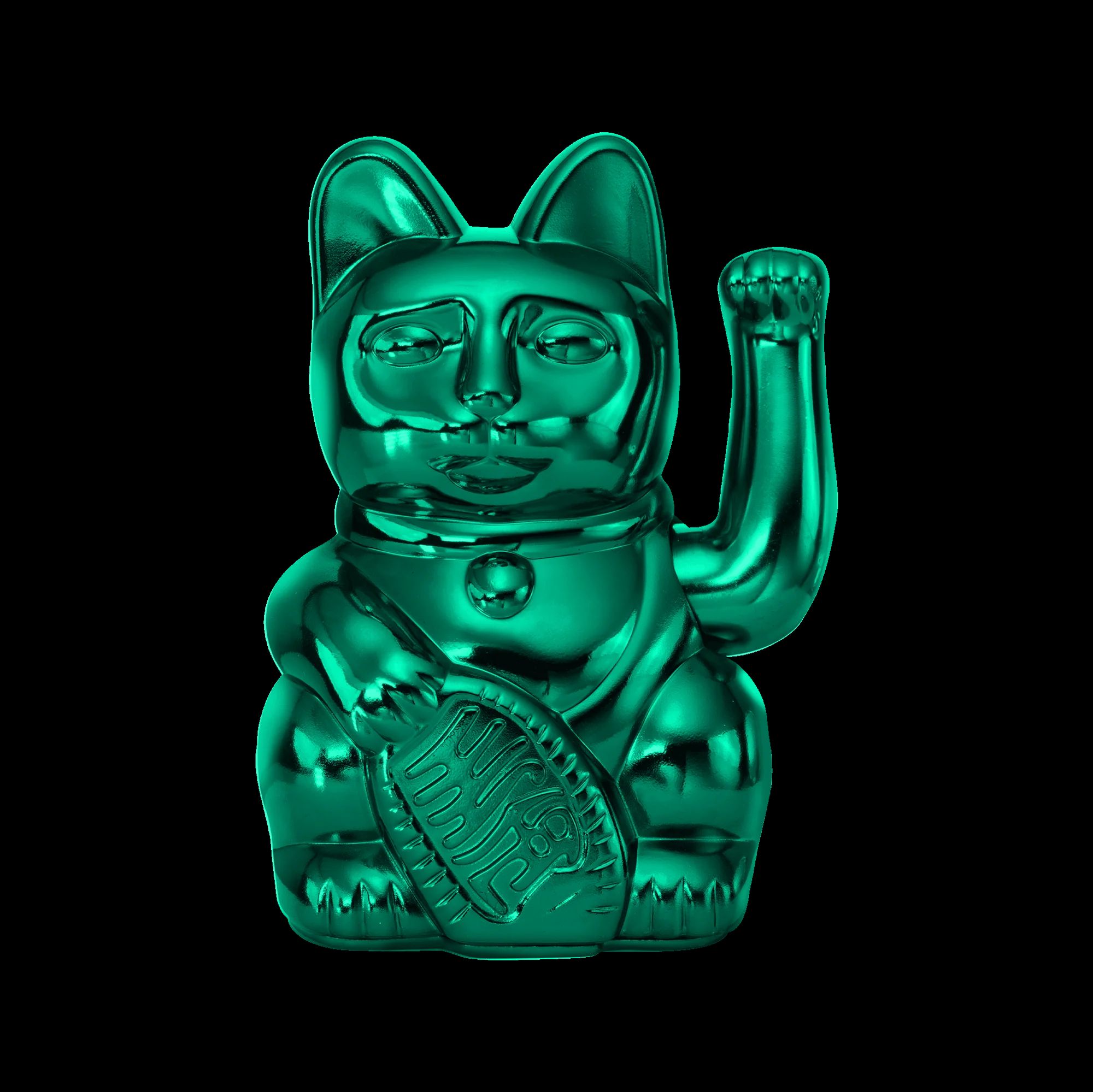 Winkekatze / Maneki Neko | Cosmic Edition - Uranus Shiny Teal