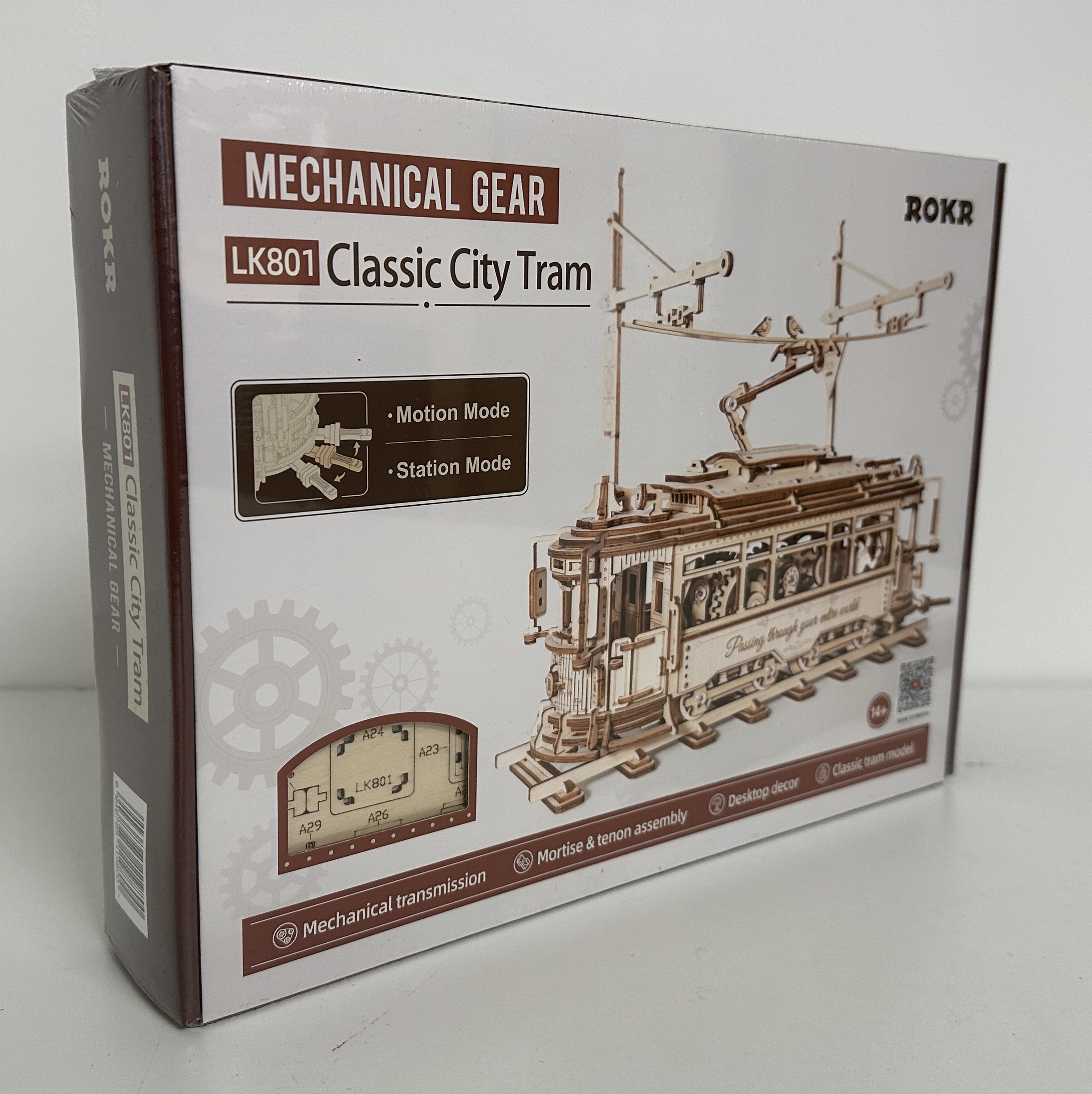 Wooden Model Kit “Classic City Tram” by Robotime