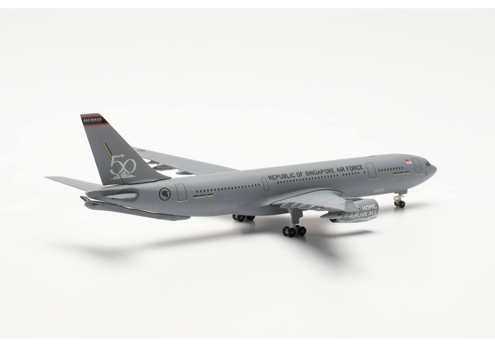 Herpa 536745 Republic of Singapore Air Force Airbus A330 MRTT “RSAF 50 years” 1:500